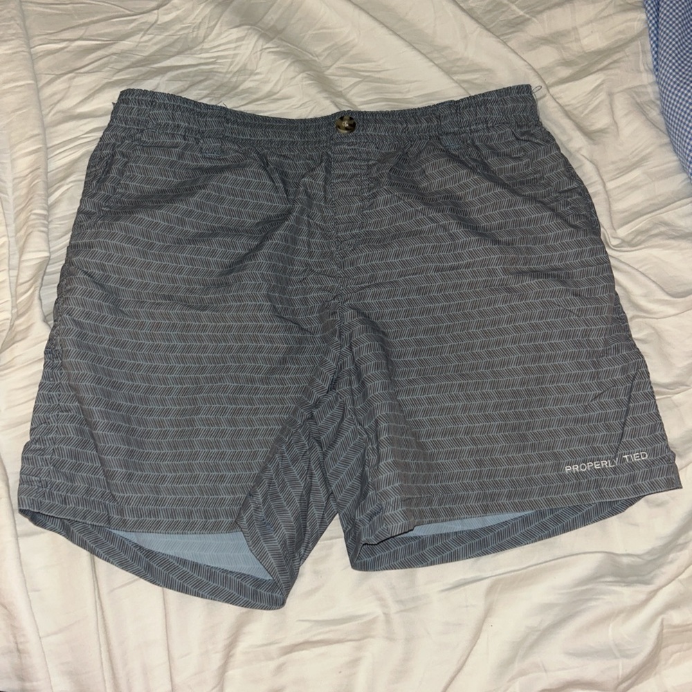 Properly tied swim trunks